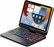iPad mini 6 キーボード付き ケース 360度回転 ローズ金 楽天市場】360度回転 iPad Mini 6 キーボード タッチパッド搭載